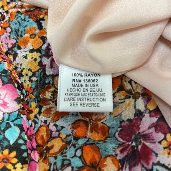 Lavender Brown Floral Flutter Sleeve Ruffled Maxi Dress - Picture 9 of 10